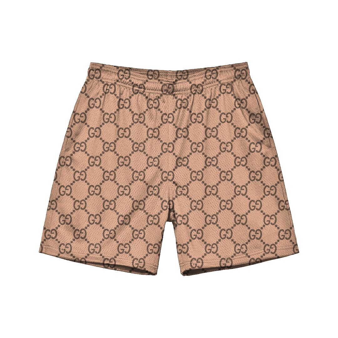 BROWN G SHORTS - L