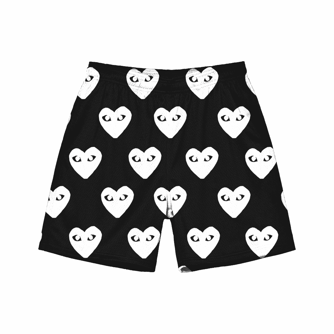 BLACK CDG (II) SHORTS